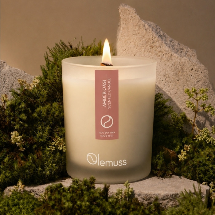 VELA SOYA AMBER OASI 7OZ